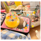 Floral & Kitten Mirror Phone Case - BAM004PC