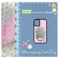 Floral & Kitten Mirror Phone Case - BAM004PC