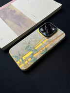 Chinoiserie Verdant Bamboo Laser Metallic Phone Case-YX