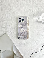 Artistic Metallic Luster Orchids Phone Case Chinoiserie IMD-SSL