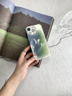 Artistic Metallic Luster Butterfly Breath Phone Case IMD-SSL