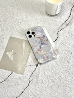 Artistic Metallic Luster Abstract Floral Phone Case Chinoiserie IMD-SSL