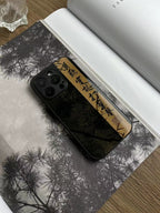 Chinese Poetry Calligraphy Tempered Glass Phone Case-YX