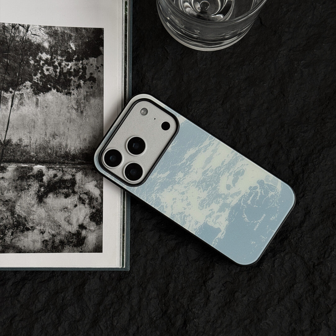 “Mirror Sea” Artistic Tempered Glass Phone Case-NS