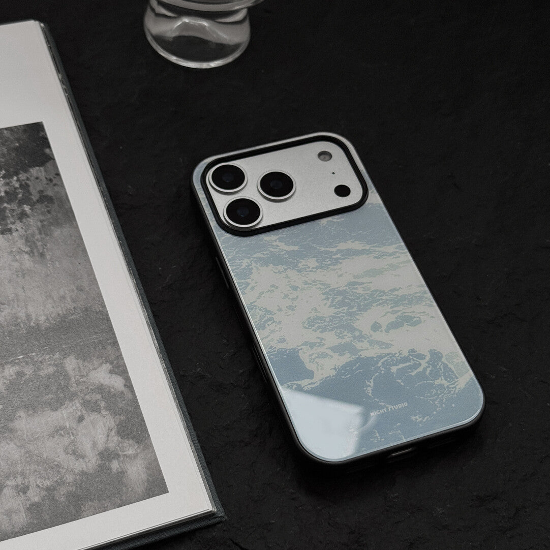 “Mirror Sea” Artistic Tempered Glass Phone Case-NS