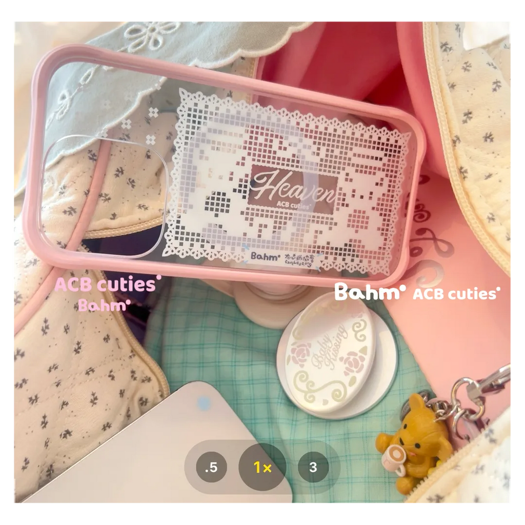 Lace Bear Phone Case - BAM007IMD