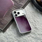 Luxury Purple Snowdrift Tempered Glass Phone Case-CHO