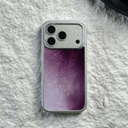 Luxury Purple Snowdrift Tempered Glass Phone Case-CHO