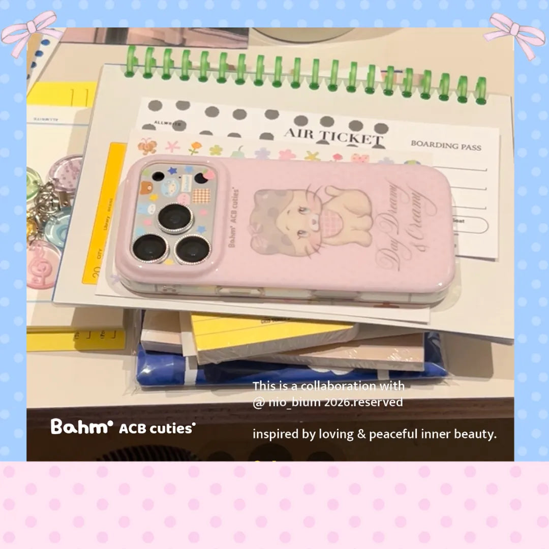 Pastel Pink Kitten Phone Case - BAM003IMD