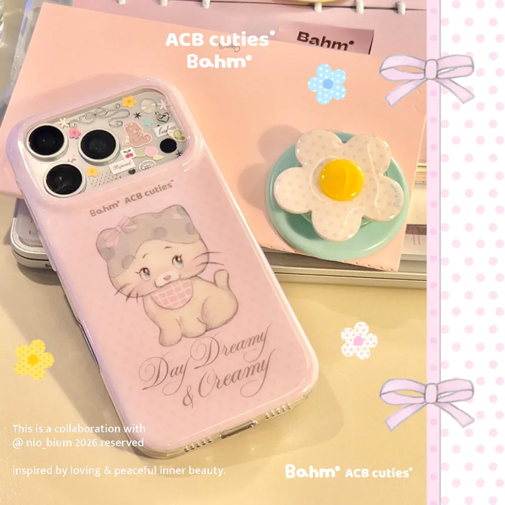 Pastel Pink Kitten Phone Case - BAM003IMD