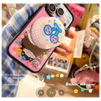 Floral & Kitten Mirror Phone Case - BAM004PC