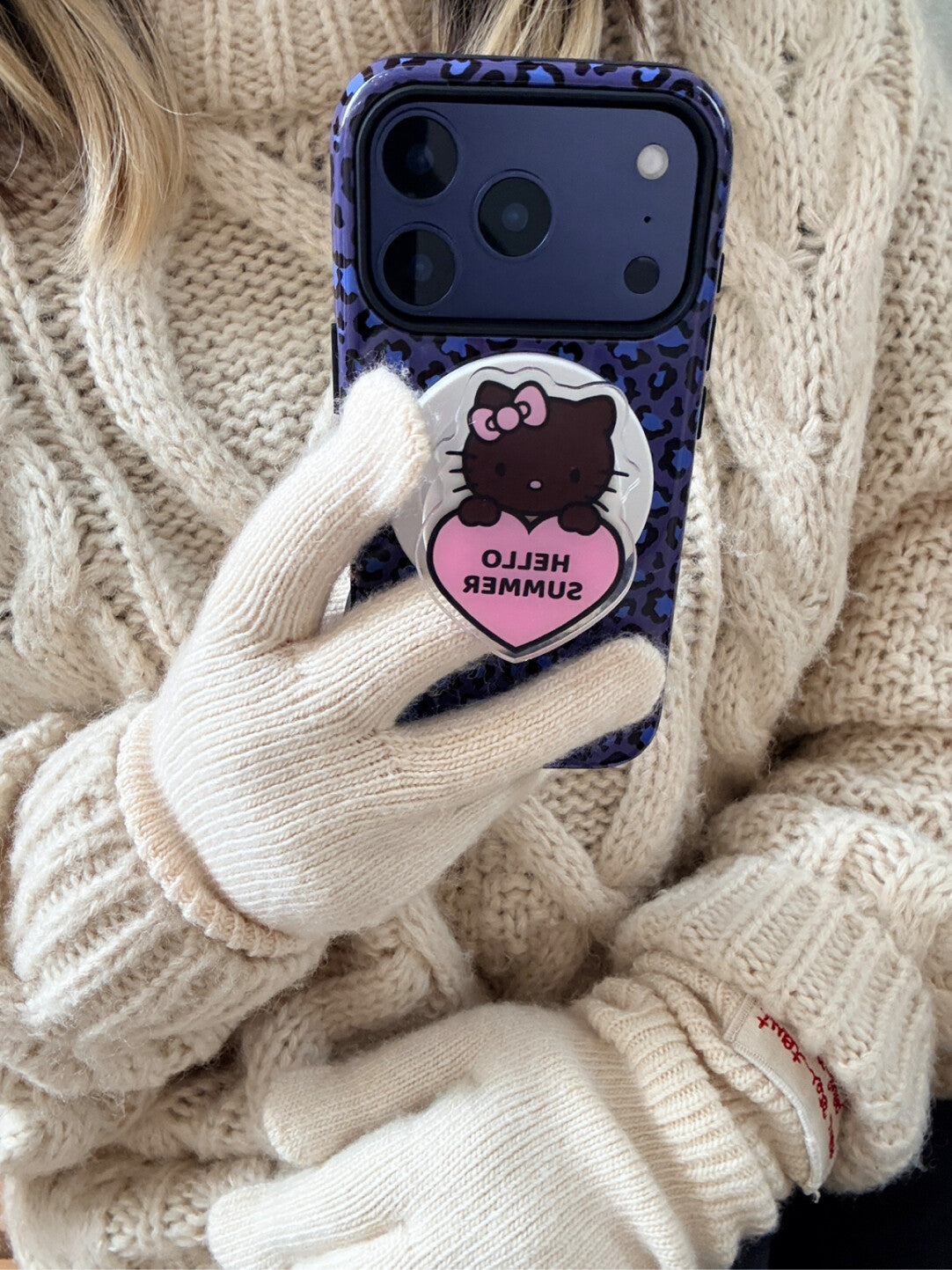 Luxury Leopard Print Phone Case - 2-in-1 Double Layer SB-IML MagSafe