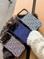 Luxury Leopard Print Phone Case - 2-in-1 Double Layer SB-IML MagSafe