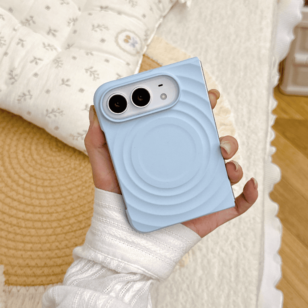 Solid Color Ripple iPhone Duo Case-CC023