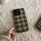 Vintage Plaid Phone Case-FI009AC
