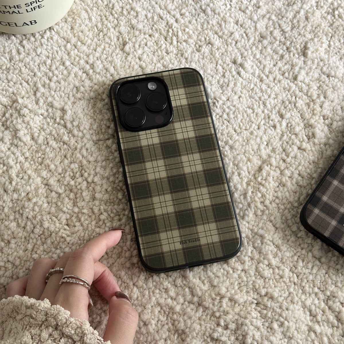 Vintage Plaid Phone Case-FI009AC