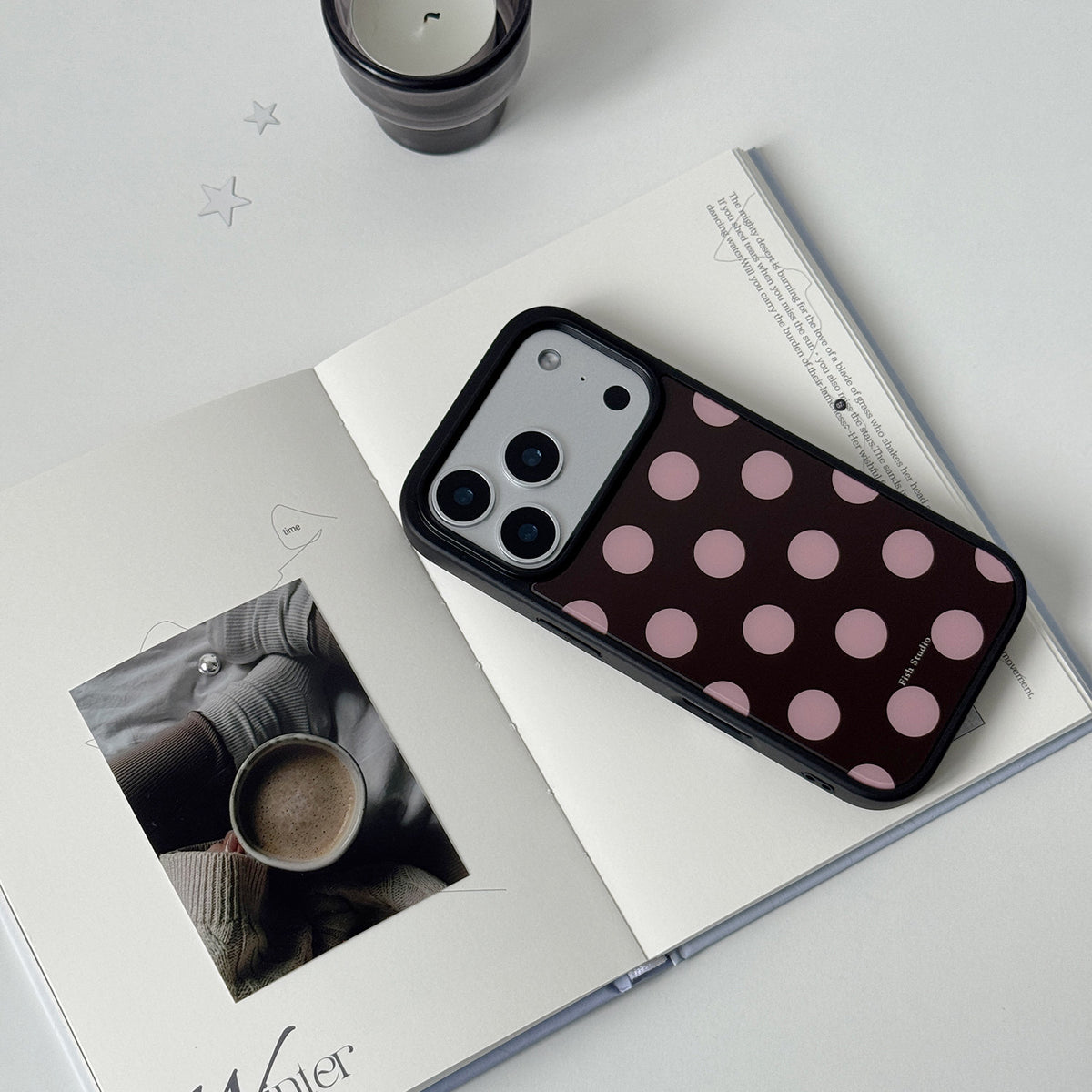 Vintage Polka Dot Phone Case-FI015AC