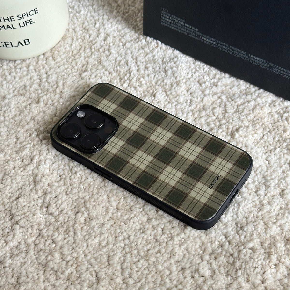 Vintage Plaid Phone Case-FI009AC