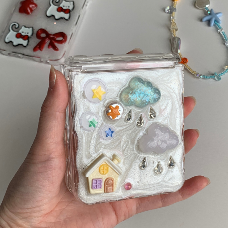 Y2K Whimsical 3D Resin Glitter Samsung Phone Case