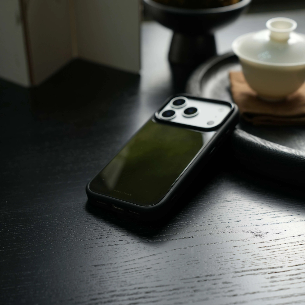 Late Spring Green Luxury Tempered Glass Magnetic Phone Case-CHO