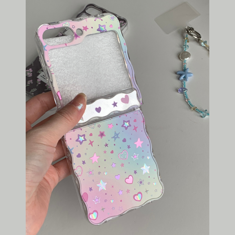 Holographic Pastel Stars Samsung Phone Case