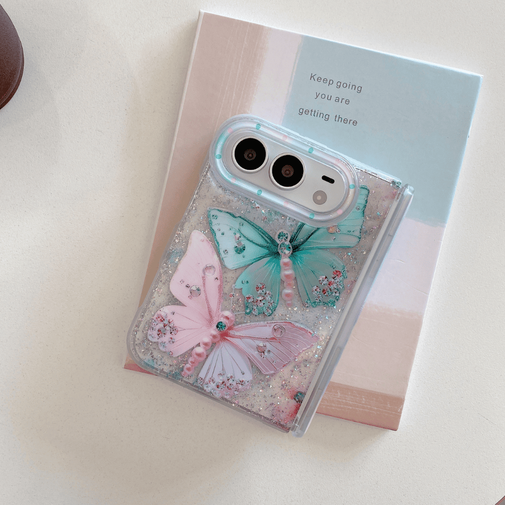 Sparkling Butterfly iPhone Duo Case-CC022