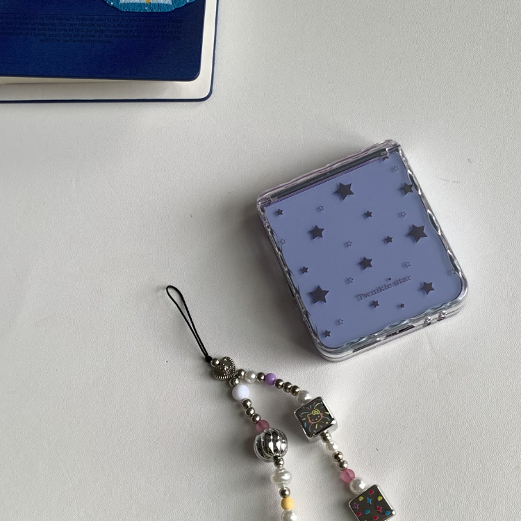 Wave-edge Stars Clear Samsung Phone Case
