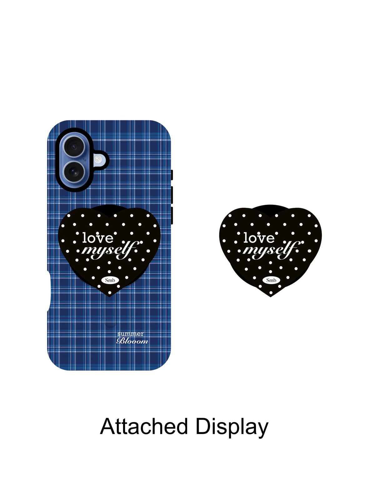 Blue Plaid Pattern Phone Case - SB - 2-in-1 Film Case, MagSafe