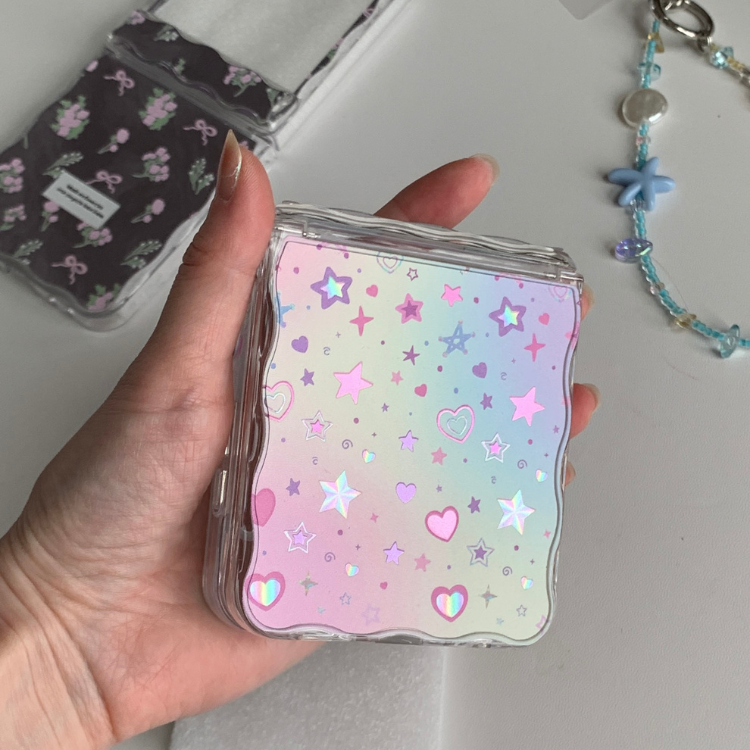 Holographic Pastel Stars Samsung Phone Case