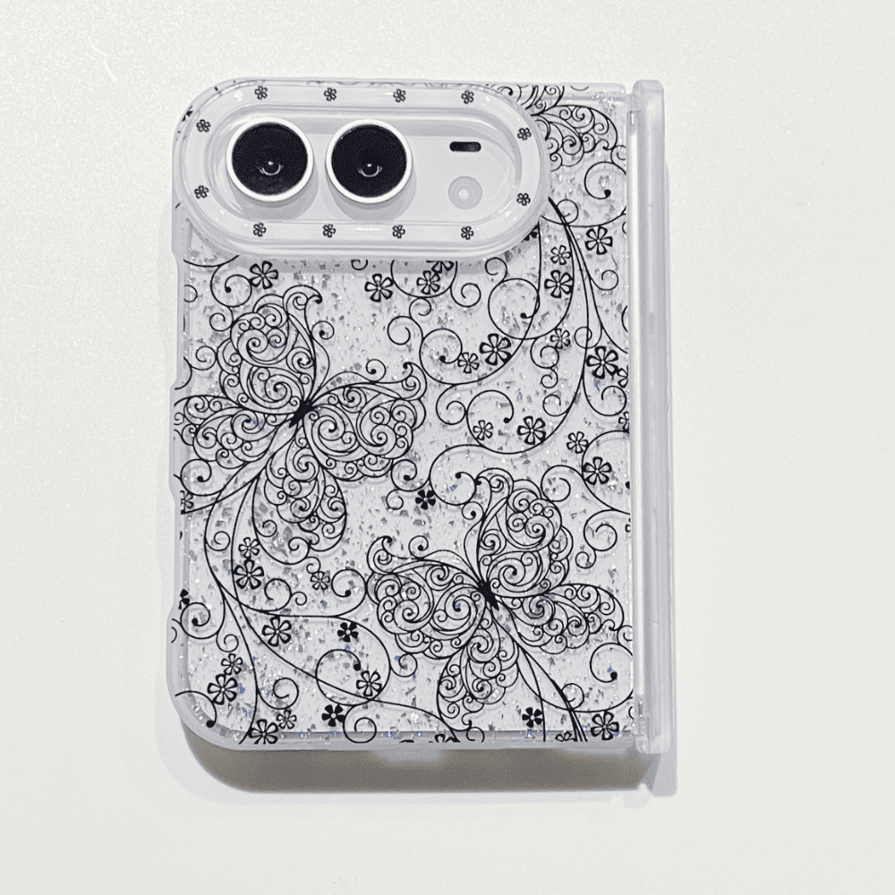 Shimmer Line Butterfly iPhone Duo Case-CC025