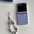 Wave-edge Stars Clear Samsung Phone Case