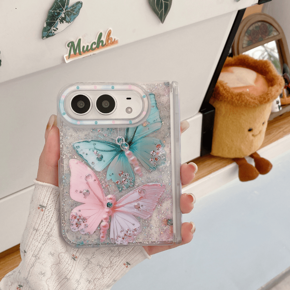 Sparkling Butterfly iPhone Duo Case-CC022
