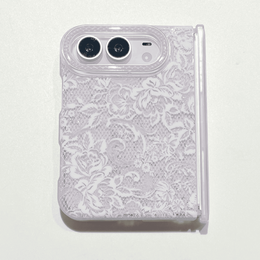 French Floral Lace iPhone Duo Case-CC024