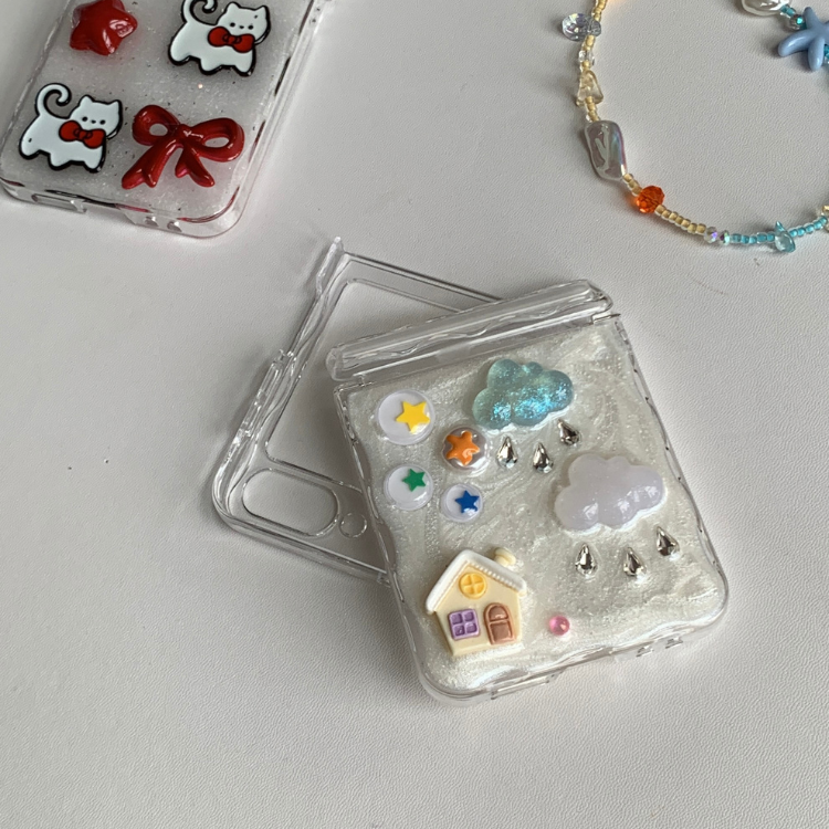 Y2K Whimsical 3D Resin Glitter Samsung Phone Case