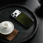 Late Spring Green Luxury Tempered Glass Magnetic Phone Case-CHO