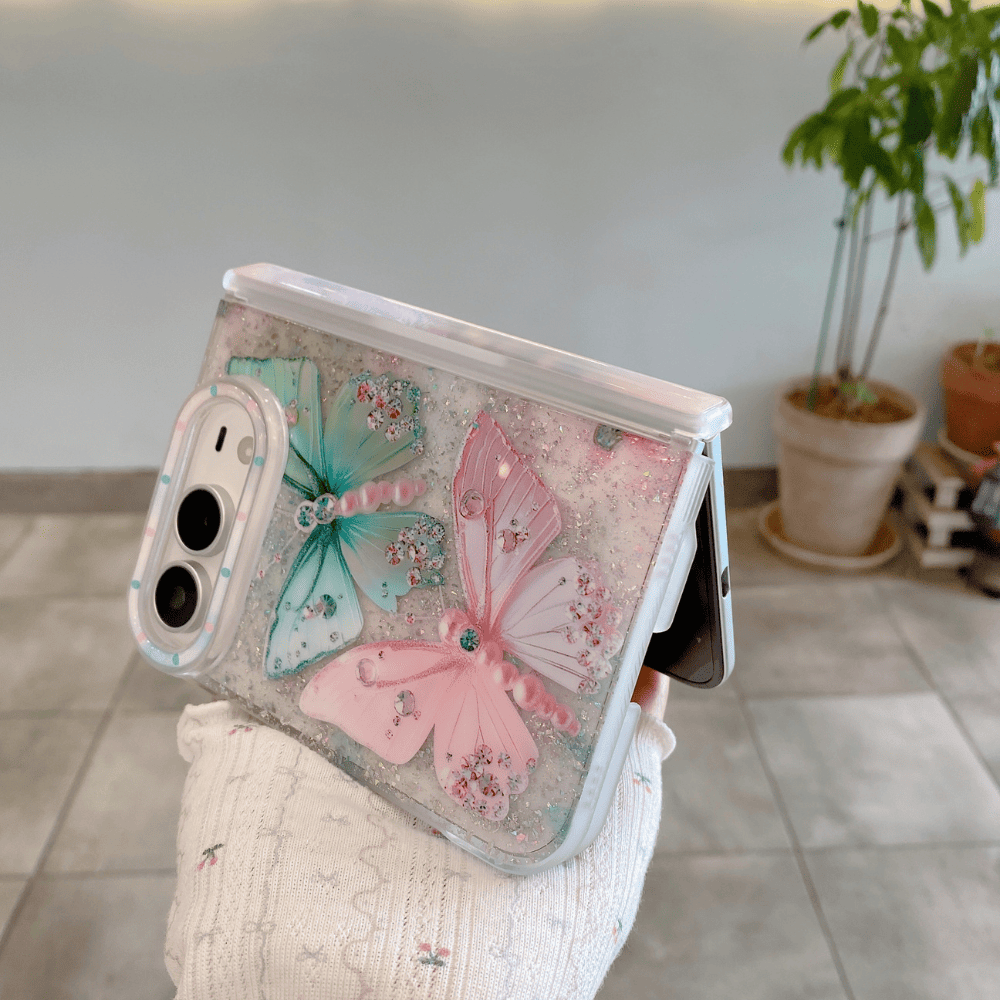 Sparkling Butterfly iPhone Duo Case-CC022