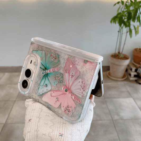 Sparkling Butterfly iPhone Duo Case-CC022