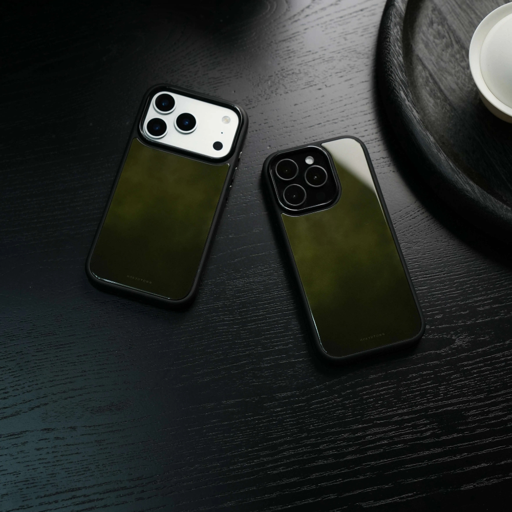 Late Spring Green Luxury Tempered Glass Magnetic Phone Case-CHO