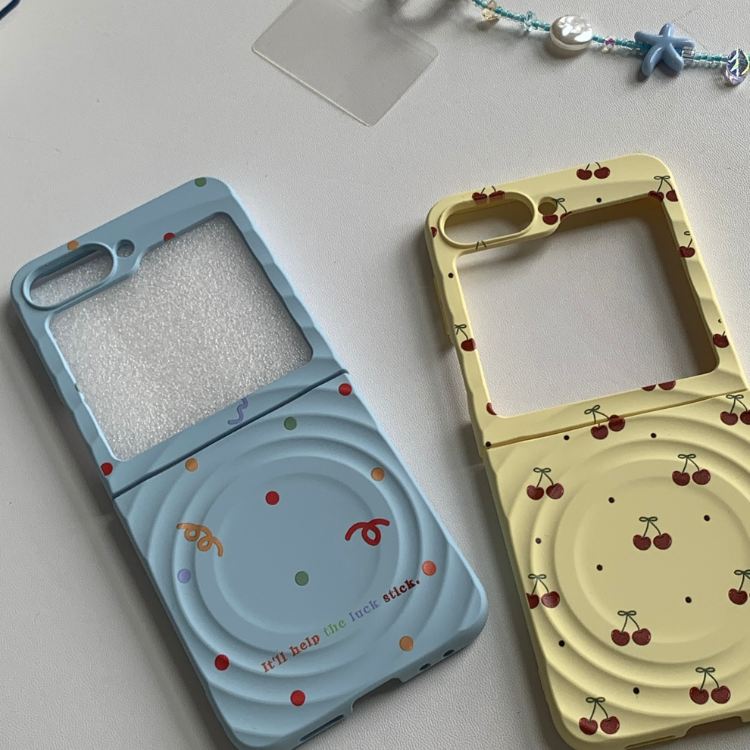 Y2K Skin-feel Sweet Ripple Samsung Phone Case with Magsafe