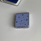 Wave-edge Stars Clear Samsung Phone Case