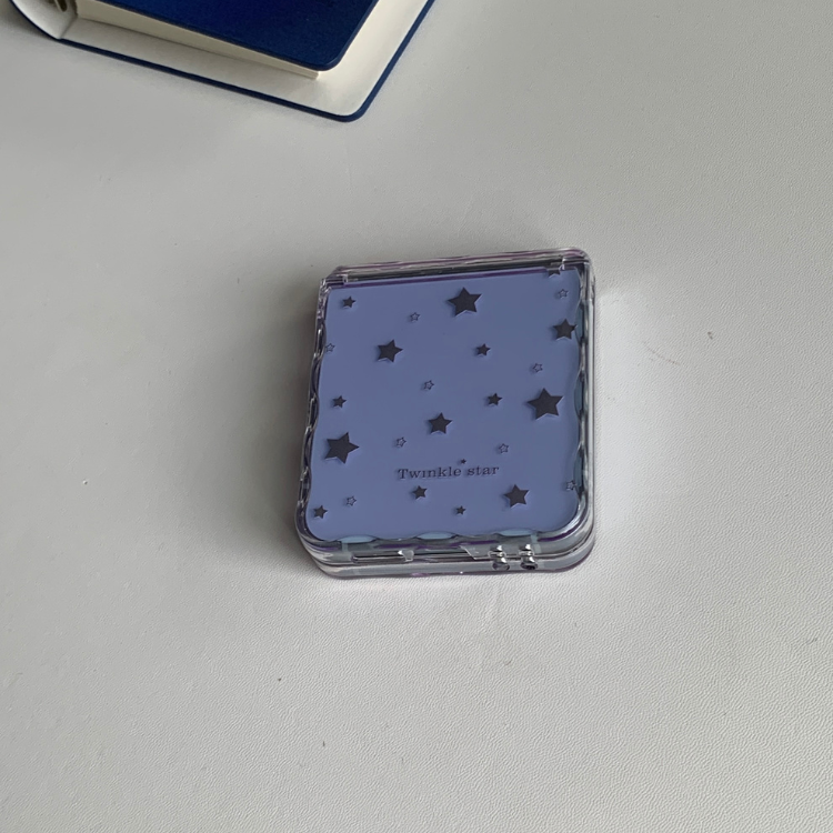 Wave-edge Stars Clear Samsung Phone Case
