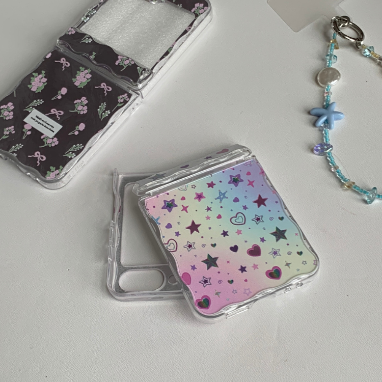 Holographic Pastel Stars Samsung Phone Case