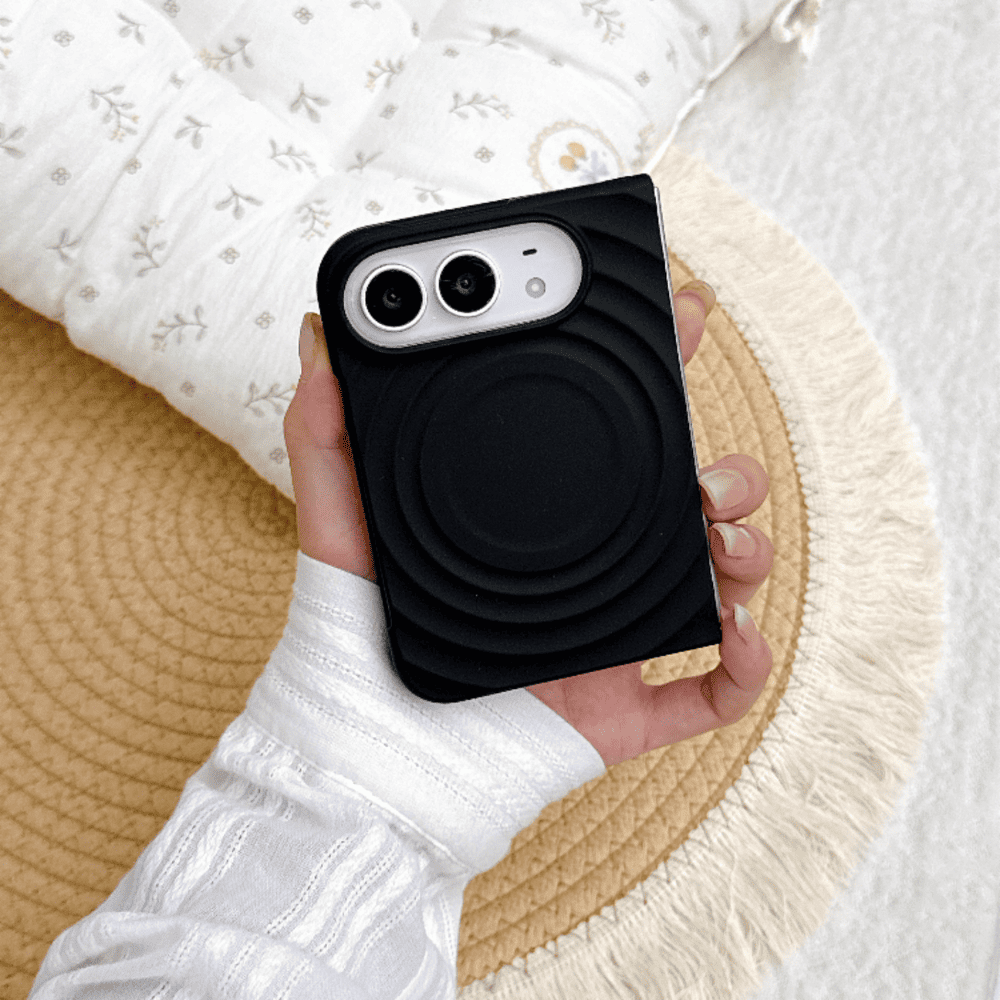 Solid Color Ripple iPhone Duo Case-CC023