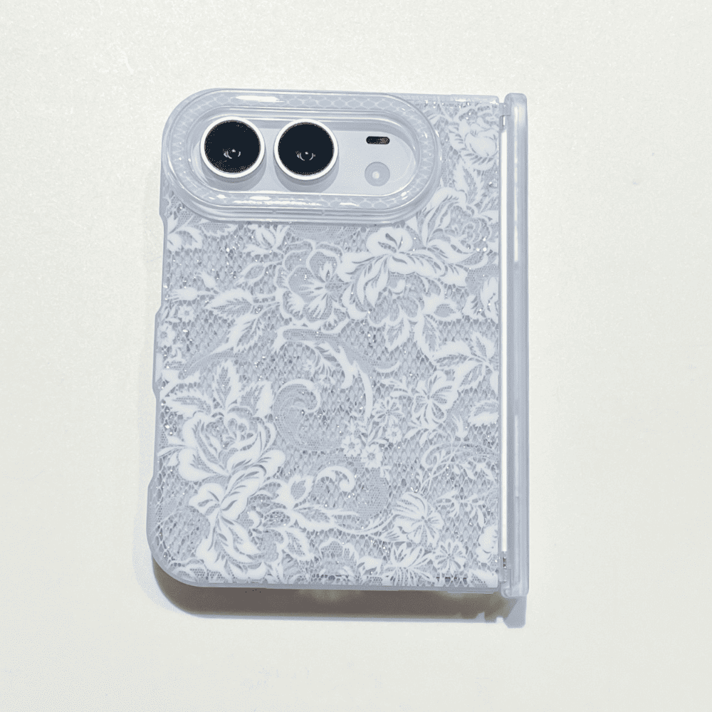 French Floral Lace iPhone Duo Case-CC024