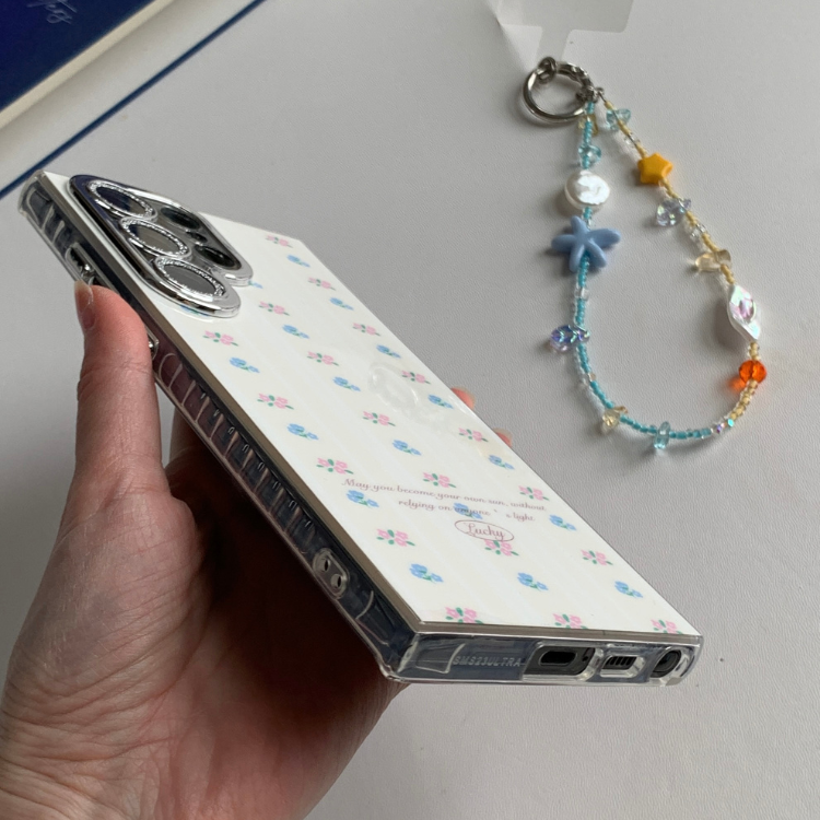 Vintage Floral Built-in Camera Protector Samsung Phone Case