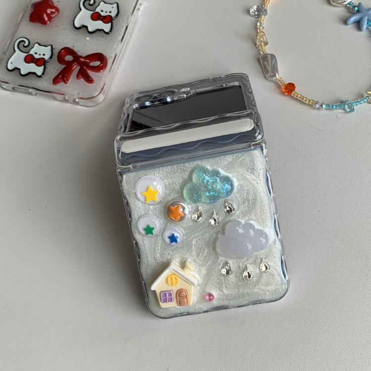 Y2K Whimsical 3D Resin Glitter Samsung Phone Case