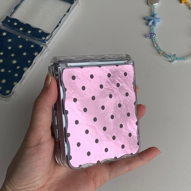 Retro Polka Dot & Starry Sky Shimmer Samsung Phone Case with MagSafe