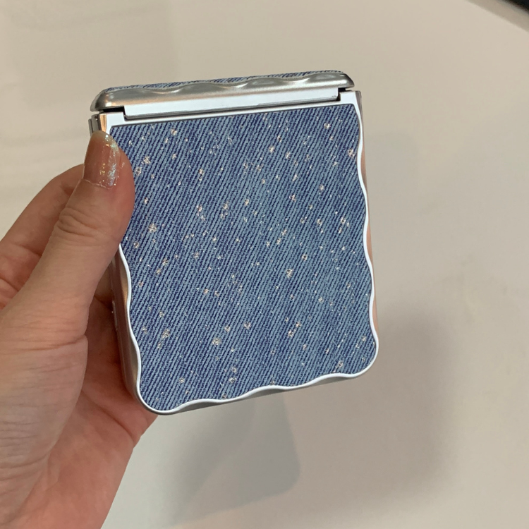 Wave-edge Chic Blue Denim Samsung Phone Case