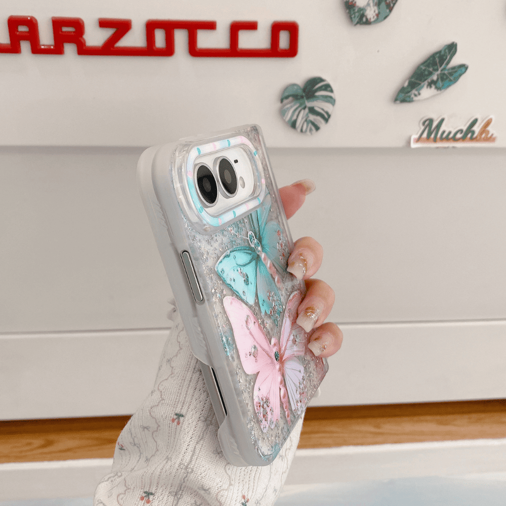 Sparkling Butterfly iPhone Duo Case-CC022