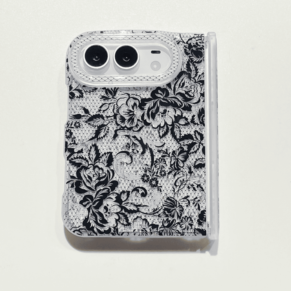 French Floral Lace iPhone Duo Case-CC024